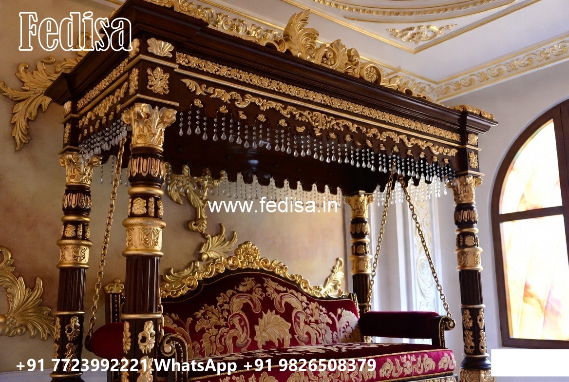 Wooden Swing Design with Elegant Hanging Rope Style No-3247