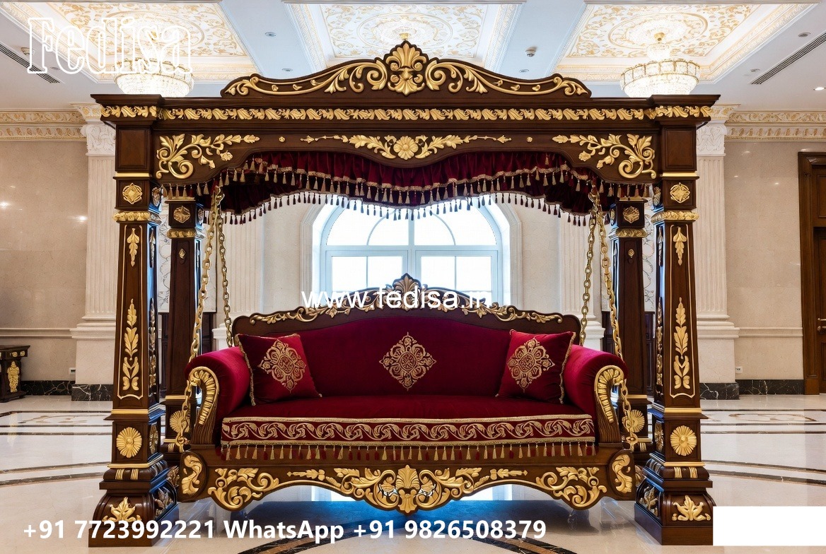 Traditional Luxury Swing Design for Indian Homes No-3283