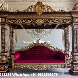 Luxury Swing Design with Artistic Floral Engraving No-3322