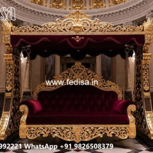 Classic Swing Design with Artistic Wooden Carvings No-3439