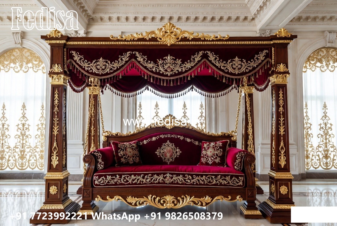 Stylish Royal Swing Design with Decorative Brass Chains No-3456