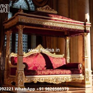 Beautiful Wood Carving Swing Design for Hall Decoration No-3509