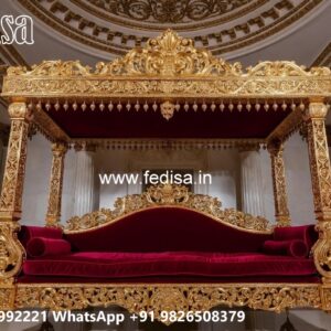 Traditional Wood Carving Swing Design with Floral Engraving No-3518