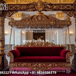 Royal Wood Carving Swing Design for Palace Inspired Homes No-3520