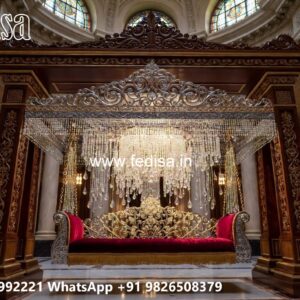 Luxury Wooden Swing Design with Intricate Carving Work No-3523