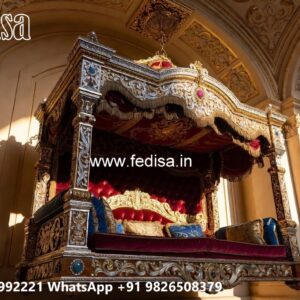 Elegant Wood Carving Swing Design for Family Relaxation No-3525