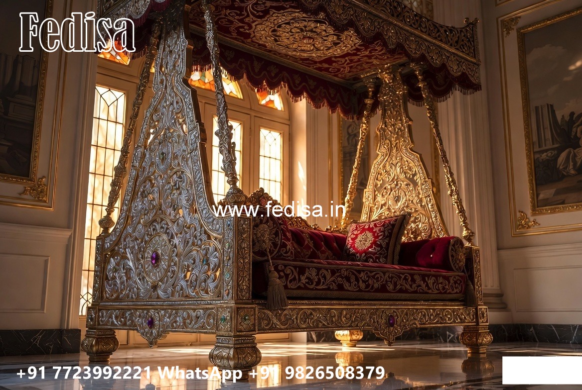 Luxury Wood Carving Swing Design with Decorative Chains No-3535