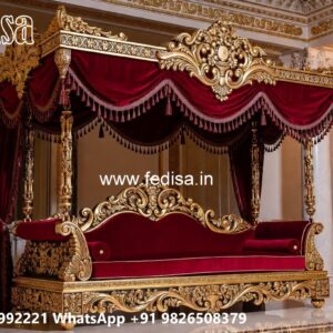 Handcrafted Wood Carving Swing Design with Palace Elegance No-3547