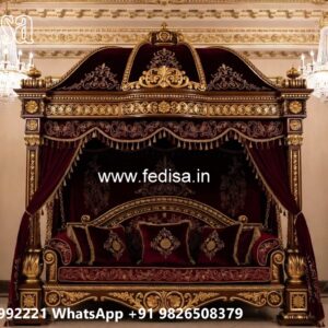Luxury Wood Carving Swing Design for Relaxing Indoor Spaces No-3549