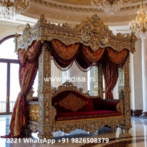 Classic Wood Carving Swing Design with Timeless Elegance No-3550