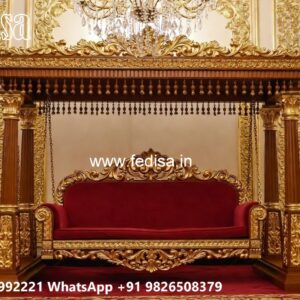 Wood Carving Swing Design with Traditional Wooden Beauty No-3565