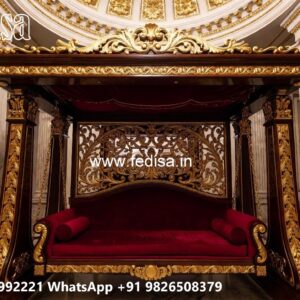 Indoor Wood Carving Swing Design for Elegant Sitting Areas No-3566