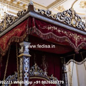 Wood Carving Swing Design Ideas for Royal Home Interiors No-3572