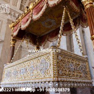 Traditional Wood Carving Swing Design with Royal Comfort No-3584