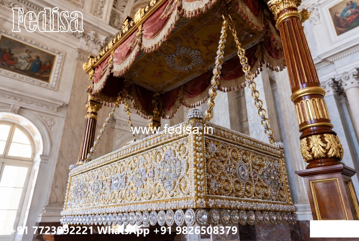 Traditional Wood Carving Swing Design with Royal Comfort No-3584