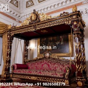Handcrafted Wood Carving Swing Design with Timeless Style No-3586