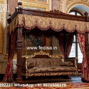 Indoor Wood Carving Swing Design for Relaxing Luxury Spaces No-3593