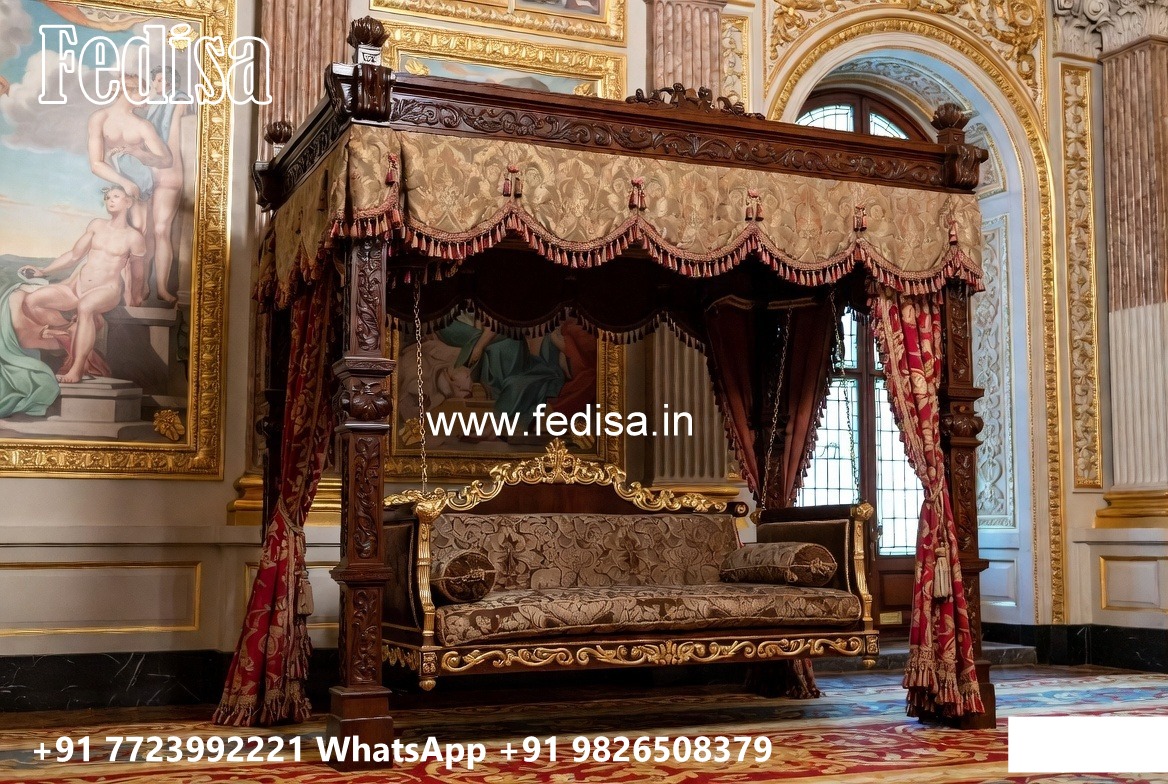 Indoor Wood Carving Swing Design for Relaxing Luxury Spaces No-3593