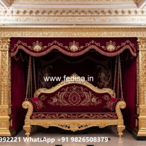 Premium Wood Carving Swing Design for Luxury Hall Decor No-3596