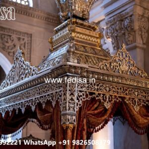 Handmade Wooden Swing Design with Royal Carving Style No-3604