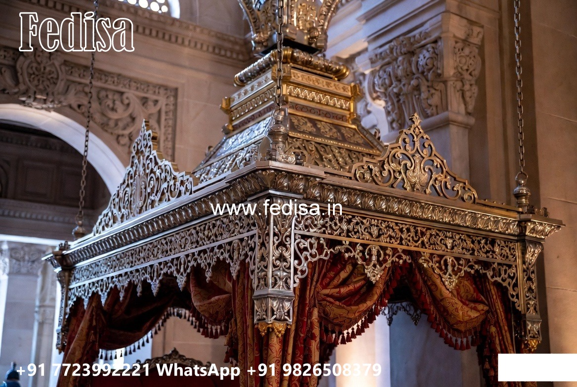 Handmade Wooden Swing Design with Royal Carving Style No-3604