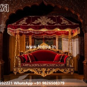 Antique Wooden Swing Design for Traditional Interior Look No-3609