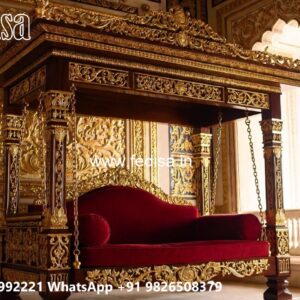 Custom Wooden Swing Design for Premium Home Interiors No-3614