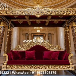 Royal Wooden Swing Design with Cushion Seating Style No-3615