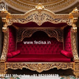 Royal Maharaja Wooden Swing Design for Luxury Homes No-3625