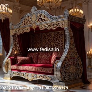 Wooden Swing Design with Comfortable Cushion Seating No-3656