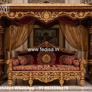 Stylish Wooden Swing Design for Elegant Home Ambience No-3657
