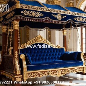 Stylish Wooden Swing Design with Premium Wood Texture No-3672