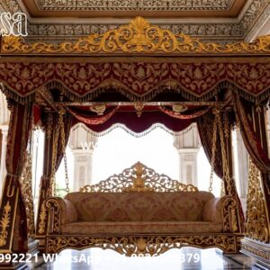 Wooden Swing Design with Classic Heritage Appearance No-3673