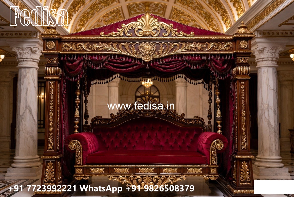 Wooden Swing Design with Beautiful Decorative Finish No-3687