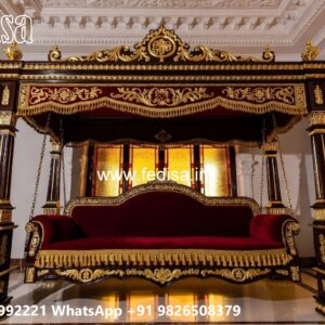 Wooden Swing Design with Traditional Indian Touch No-3692