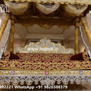 Wooden Swing Design for Elegant Family Sitting Space No-3693