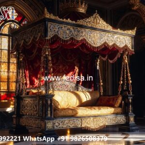 Luxury Swing Design with Decorative Floral Carvings No-3722