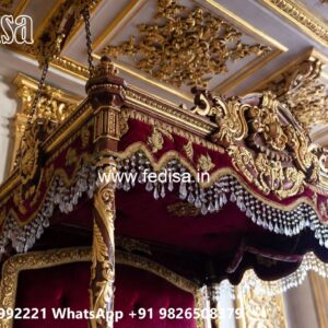 Luxury Swing Design with Beautiful Carved Backrest No-3746