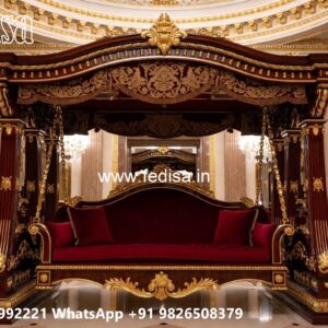 Luxury Swing Design with Artistic Floral Engraving No-3772