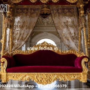 Wooden Classic Swing Design with Floral Detailing No-3855
