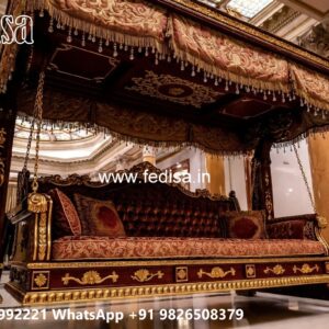 Classic Swing Design with Antique Wooden Craftsmanship No-3898
