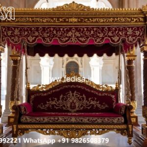 Wooden Royal Swing Design with Decorative Backrest No-3942