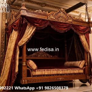 Wood Carving Swing Design Ideas for Luxury Home Interiors No-3951