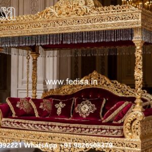 Premium Wood Carving Swing Design for Heritage Homes No-3956