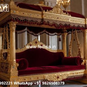 Designer Wood Carving Swing Design for Luxury Villas No-3961