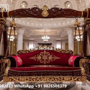 Classic Wood Carving Swing Design for Timeless Home Decor No-3966