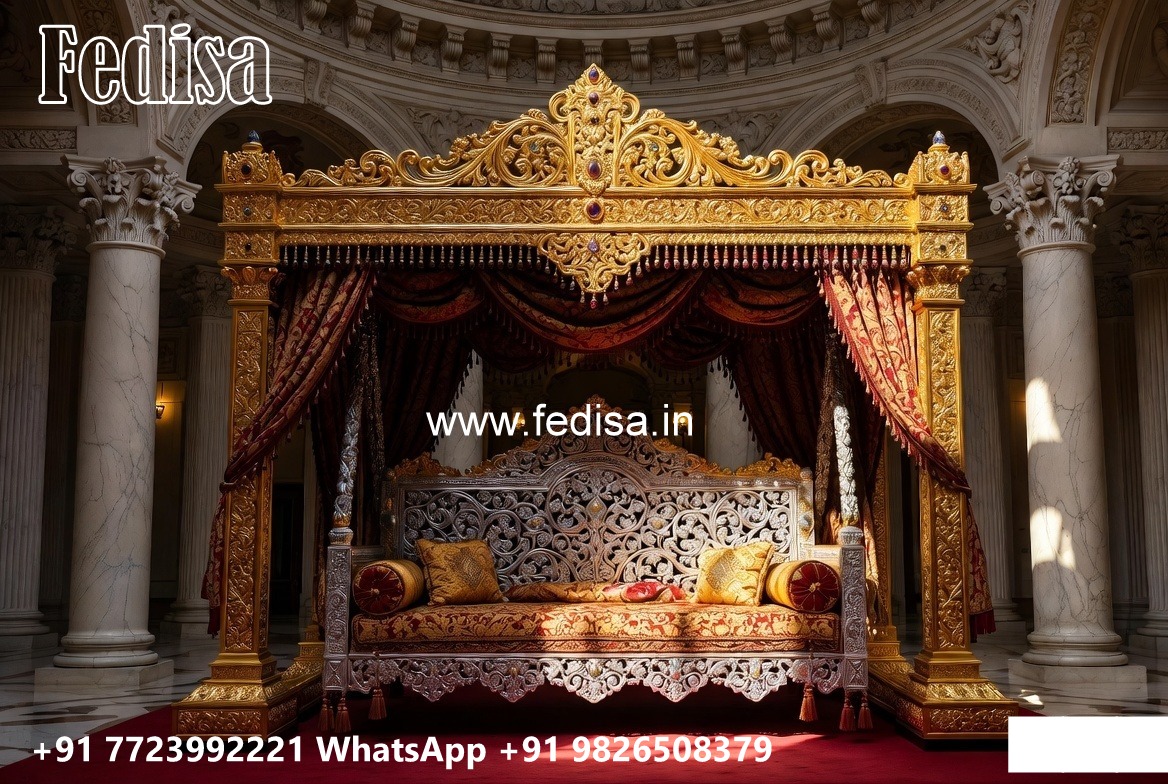 Artistic Wood Carving Swing Design for Elegant Interiors No-3967