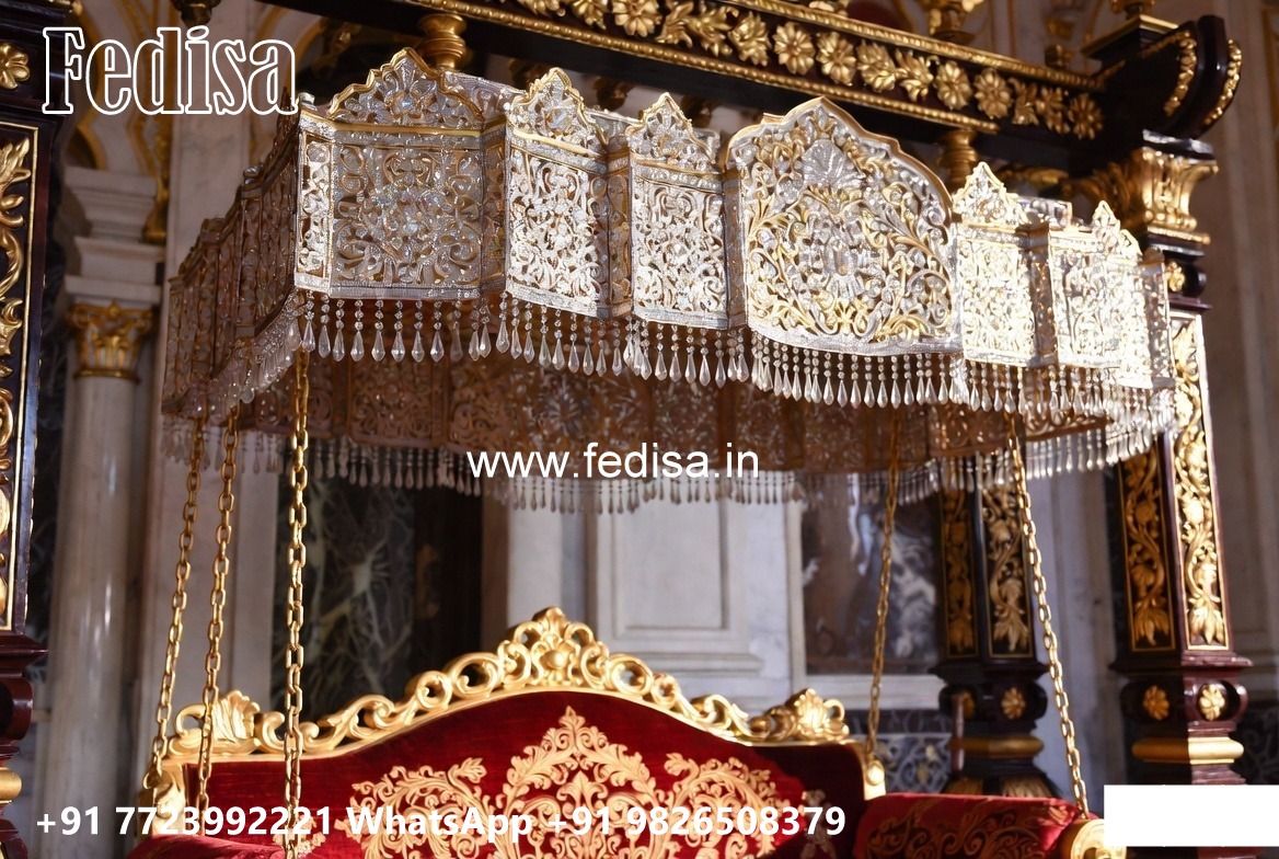 Royal Wood Carving Swing Design for Palace Inspired Homes No-3970
