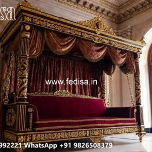 Handcrafted Wood Carving Swing Design with Rich Detailing No-3971