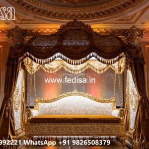 Wood Carving Swing Design Ideas for Sophisticated Interiors No-3972